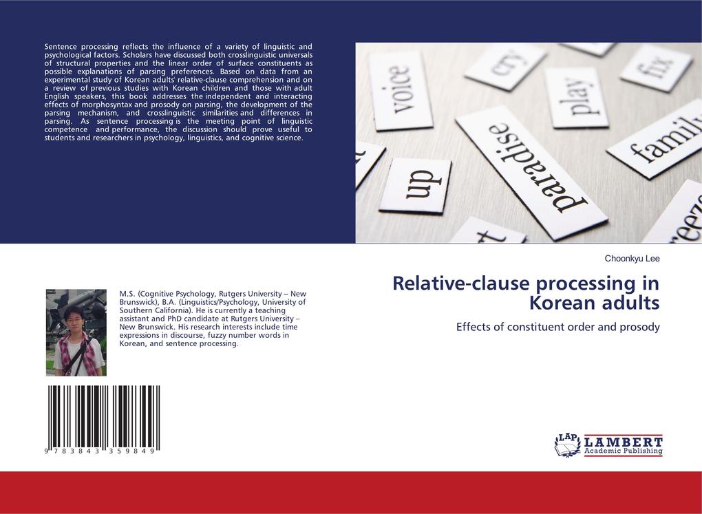 Relative-clause processing in Korean adults