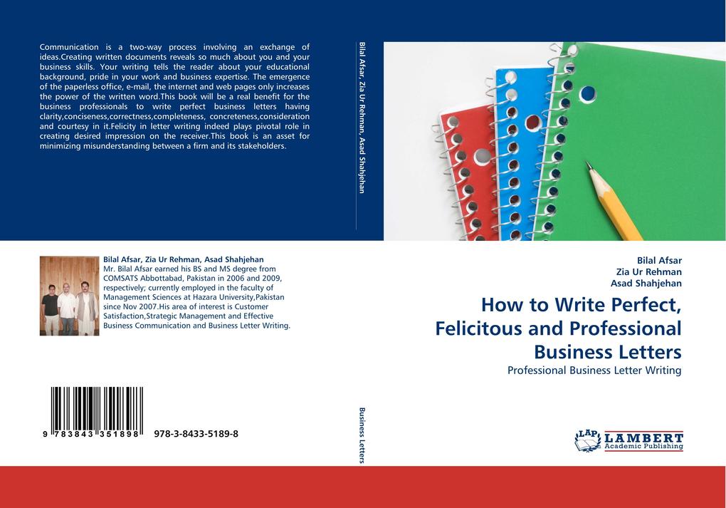 How to Write Perfect Felicitous and Professional Business Letters