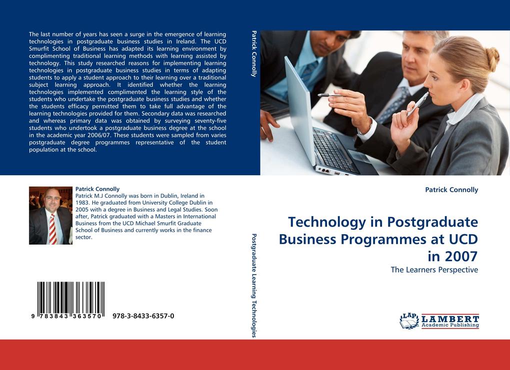 Technology in Postgraduate Business Programmes at UCD in 2007