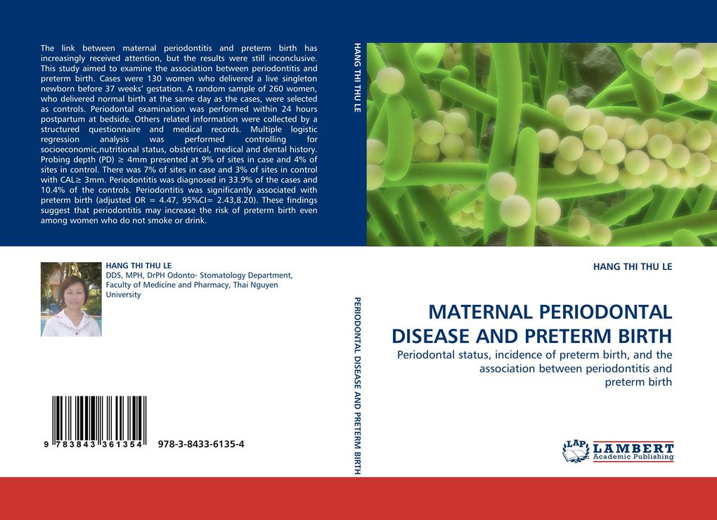 MATERNAL PERIODONTAL DISEASE AND PRETERM BIRTH