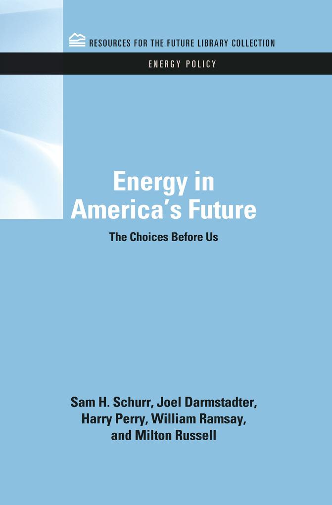 Energy in America‘s Future