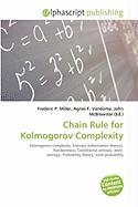 Chain Rule for Kolmogorov Complexity