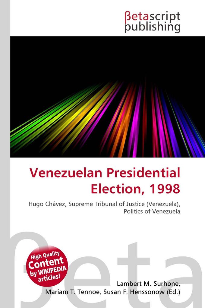 Venezuelan Presidential Election 1998