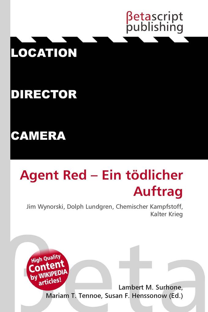 Agent Red - Ein tödlicher Auftrag