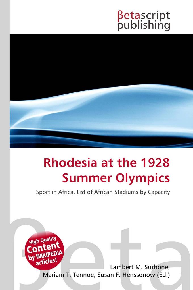 Rhodesia at the 1928 Summer Olympics