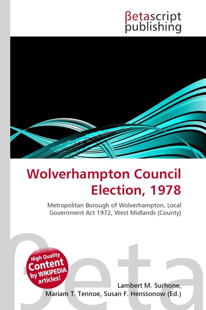 Wolverhampton Council Election 1978