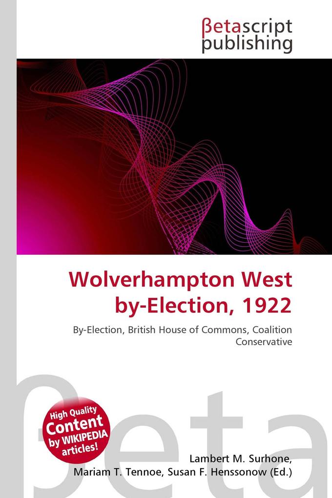 Wolverhampton West by-Election 1922