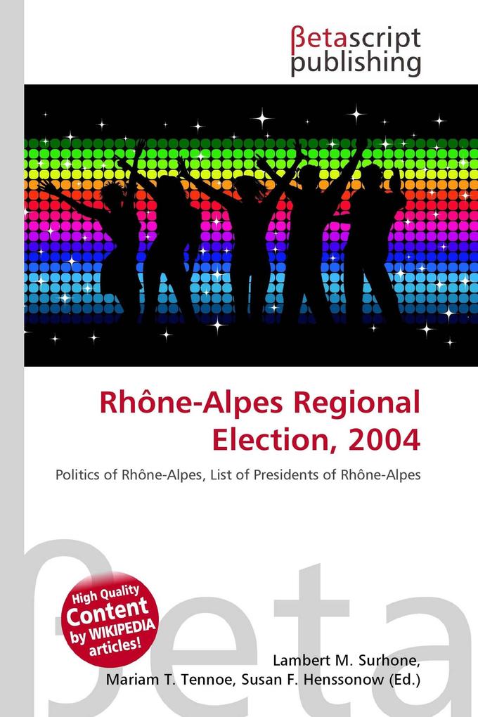 Rhône-Alpes Regional Election 2004