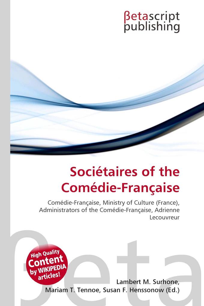 Sociétaires of the Comédie-Française