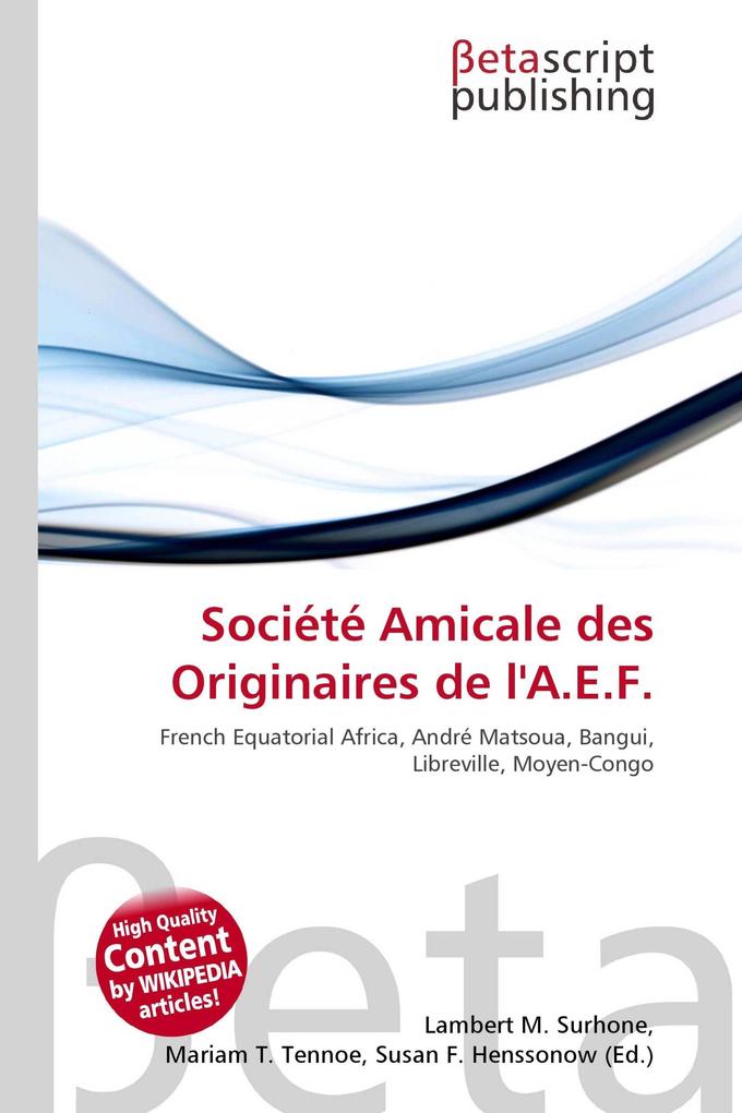 Société Amicale des Originaires de l'A.E.F.