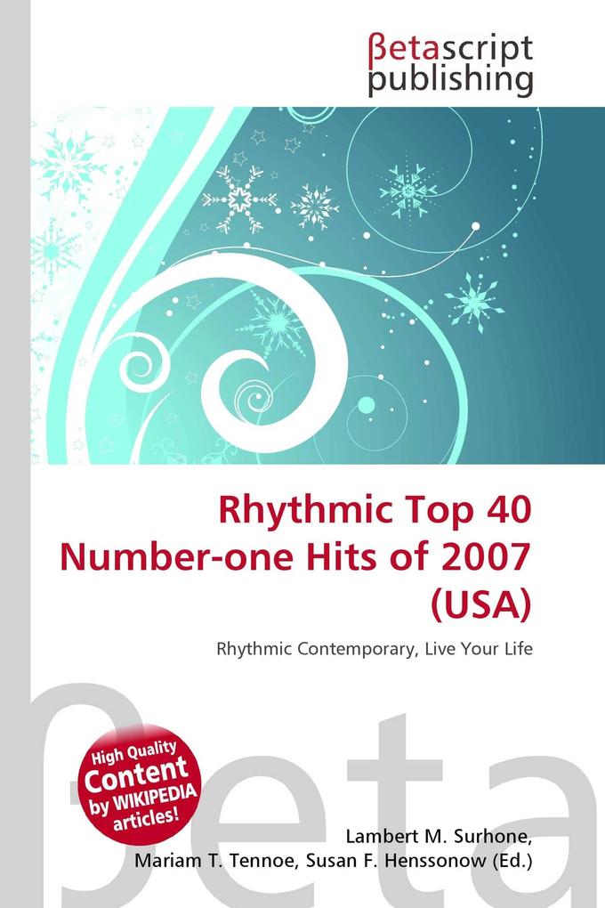 Rhythmic Top 40 Number-one Hits of 2007 (USA)