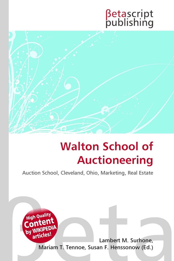 Walton School of Auctioneering