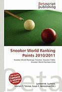 Snooker World Ranking Points 2010/2011