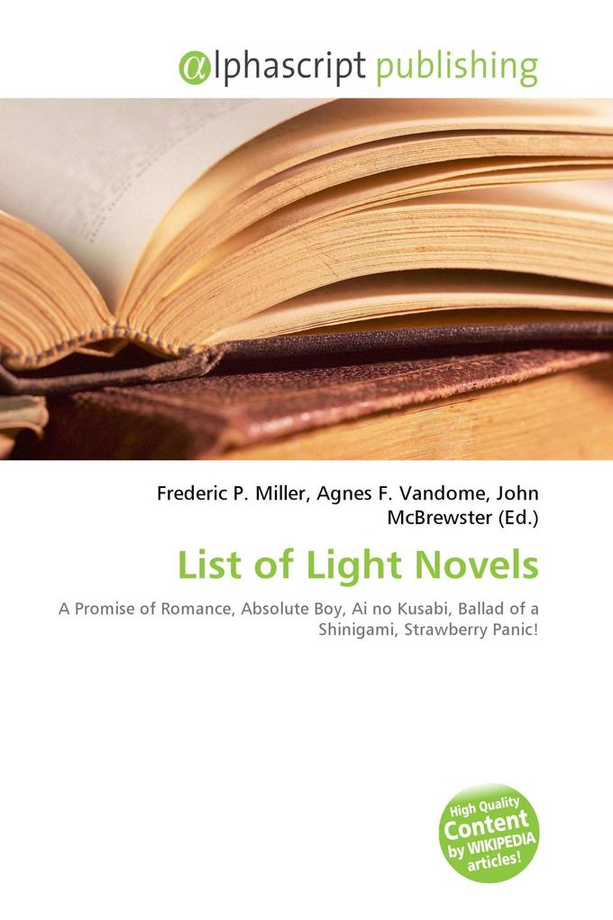 List of Light Novels