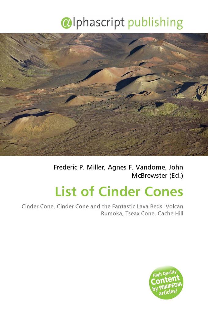 List of Cinder Cones