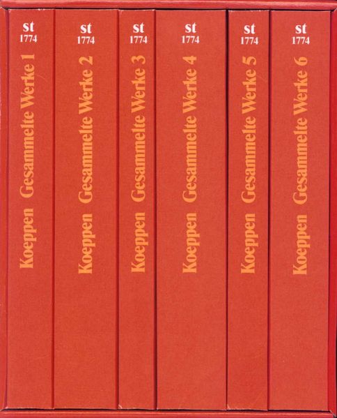 Gesammelte Werke in sechs Bänden in den suhrkamp taschenbüchern 6 Teile