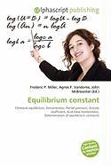 Equilibrium constant