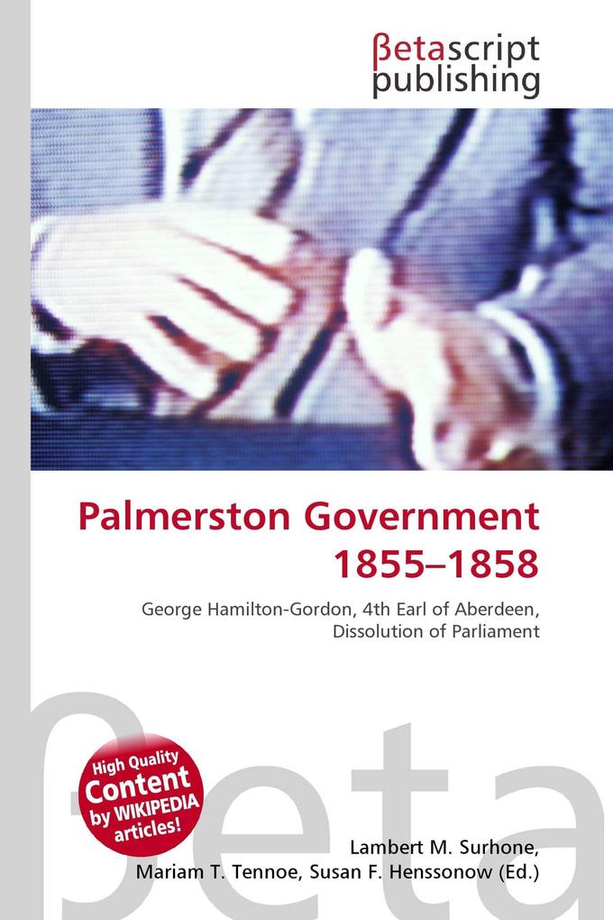 Palmerston Government 1855-1858