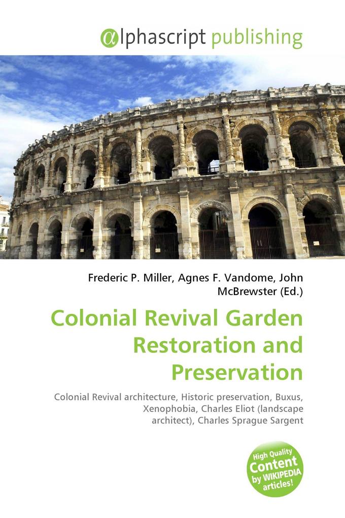 Colonial Revival Garden Restoration and Preservation
