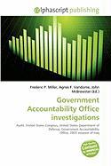Government Accountability Office investigations