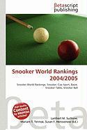 Snooker World Rankings 2004/2005