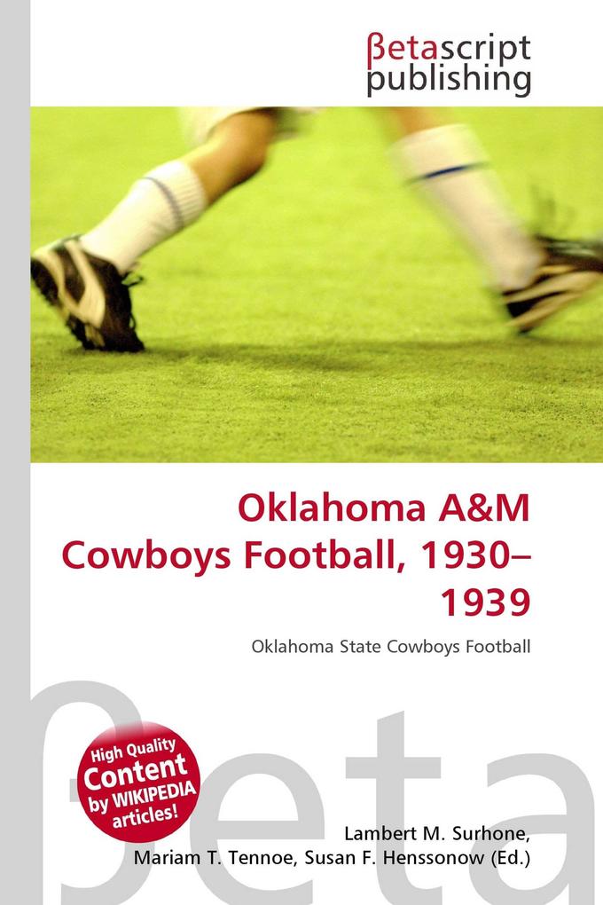 Oklahoma A&M Cowboys Football 1930-1939