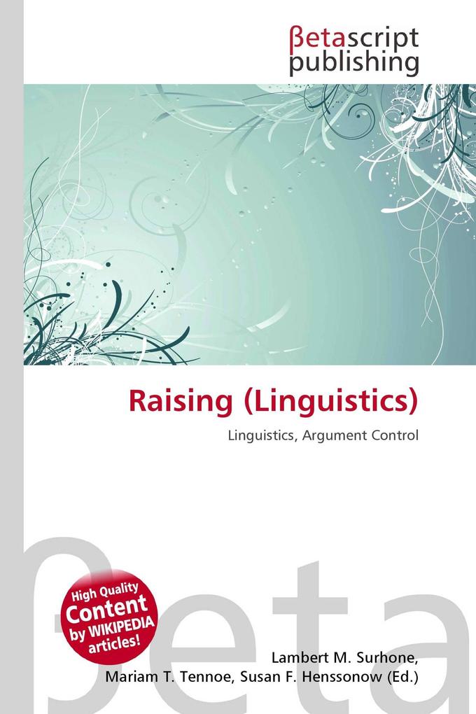 Raising (Linguistics)