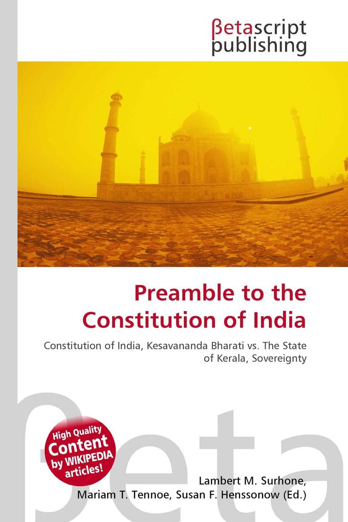 Preamble to the Constitution of India