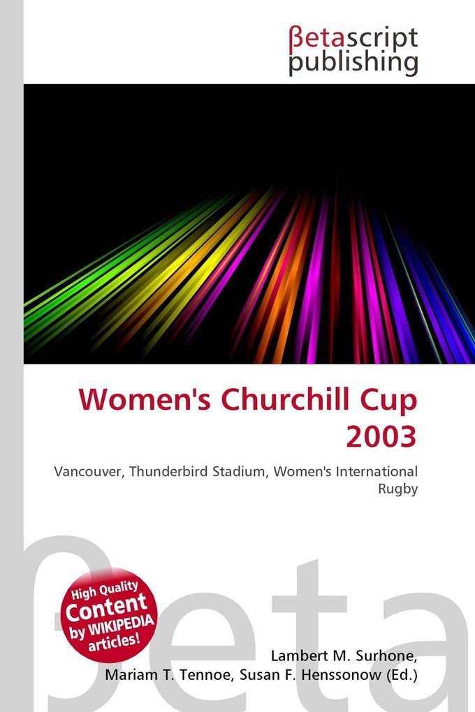 Women's Churchill Cup 2003