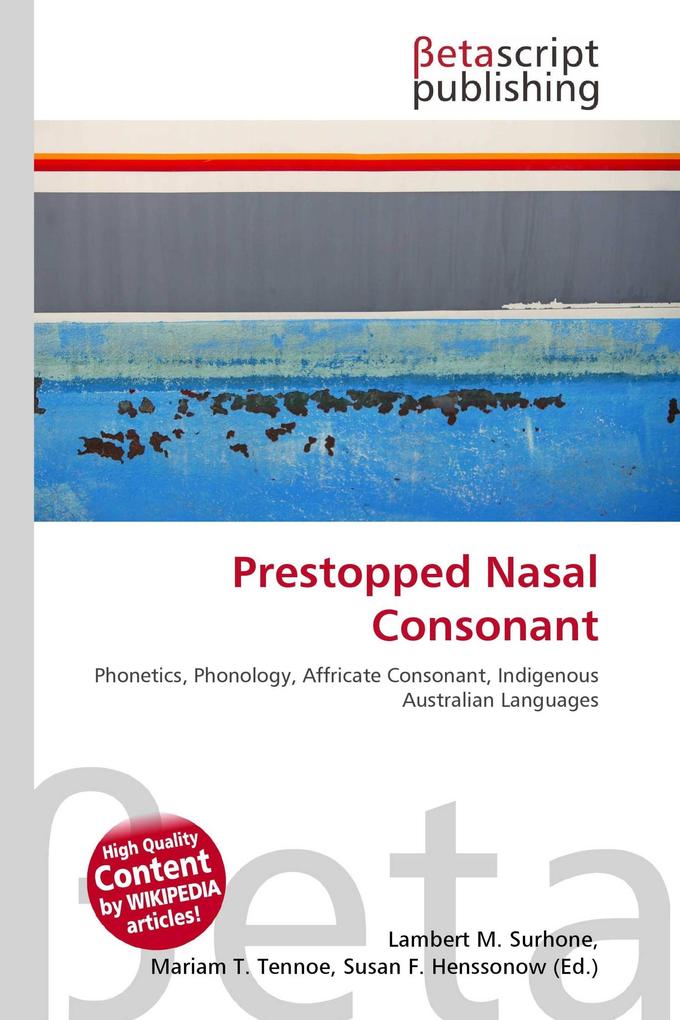 Prestopped Nasal Consonant