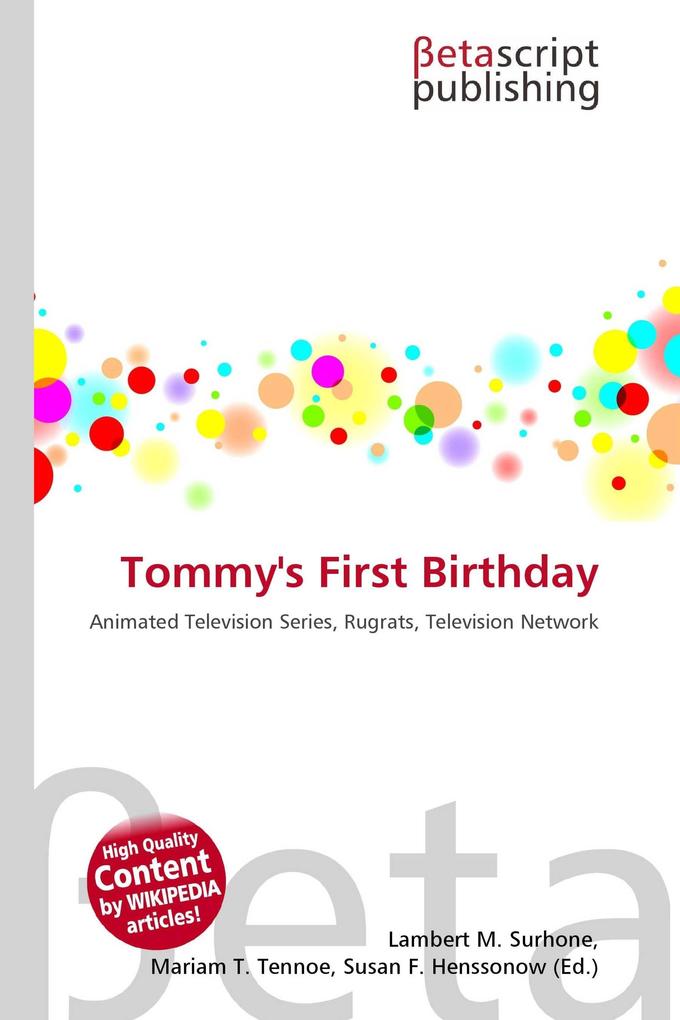 Tommy's First Birthday