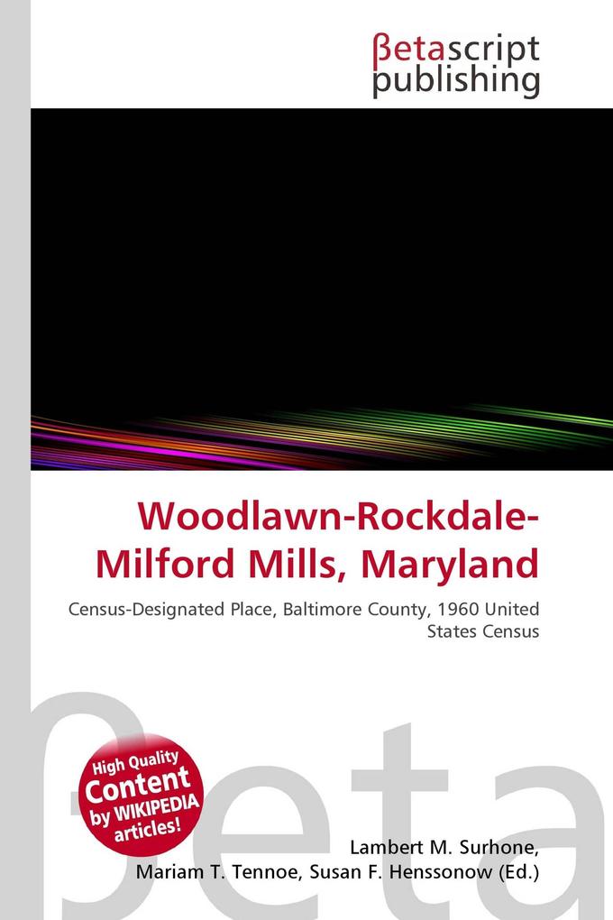 Woodlawn-Rockdale-Milford Mills Maryland