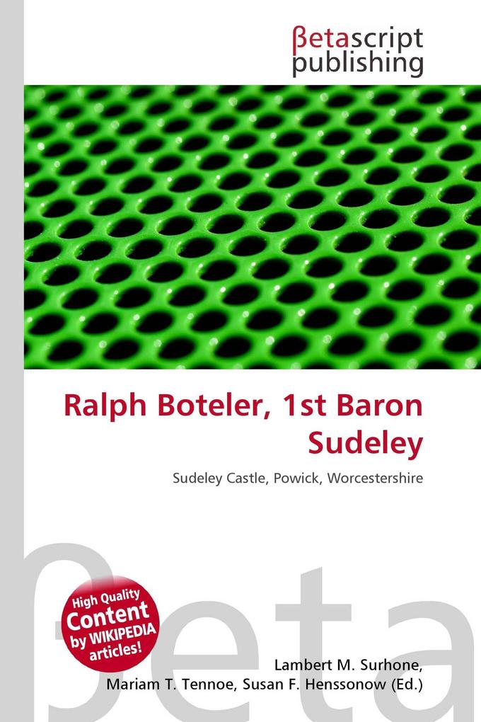 Ralph Boteler 1st Baron Sudeley
