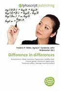 Difference in differences