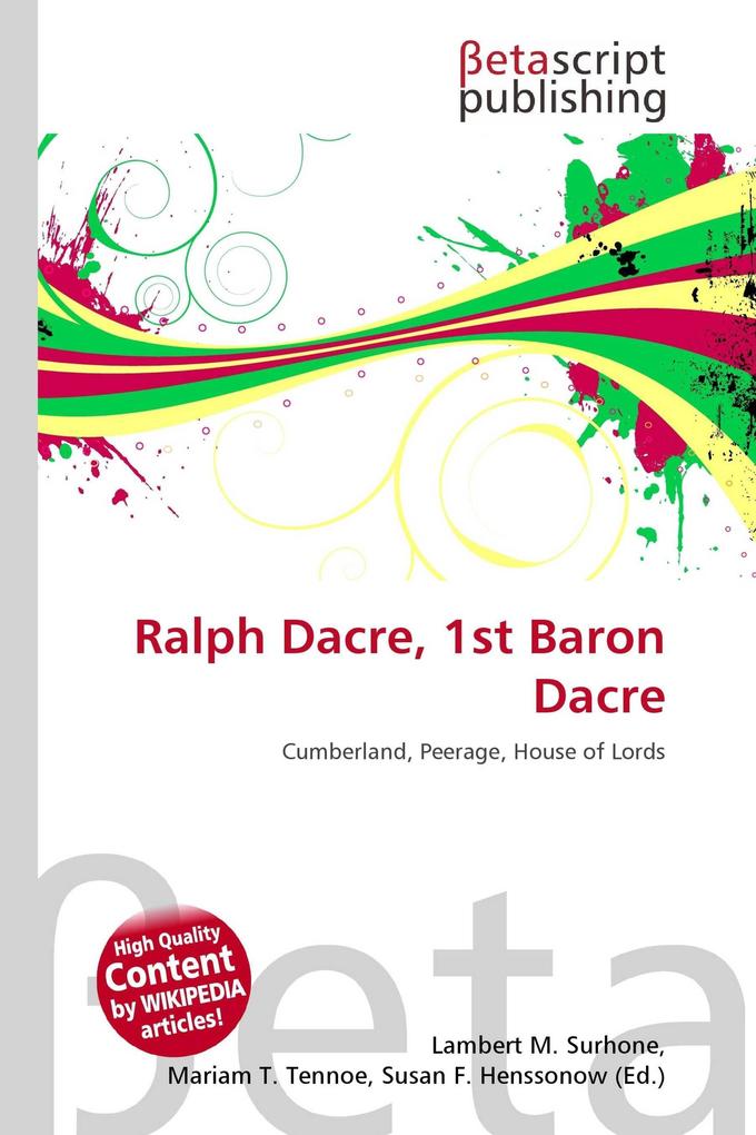 Ralph Dacre 1st Baron Dacre