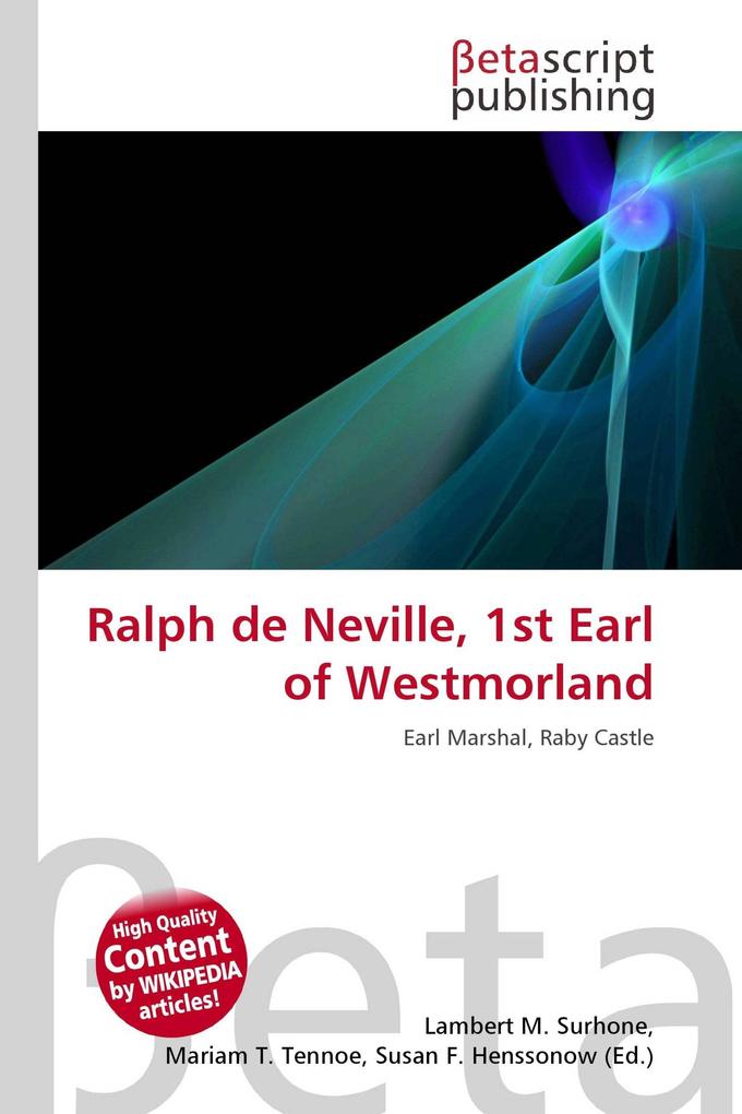 Ralph de Neville 1st Earl of Westmorland