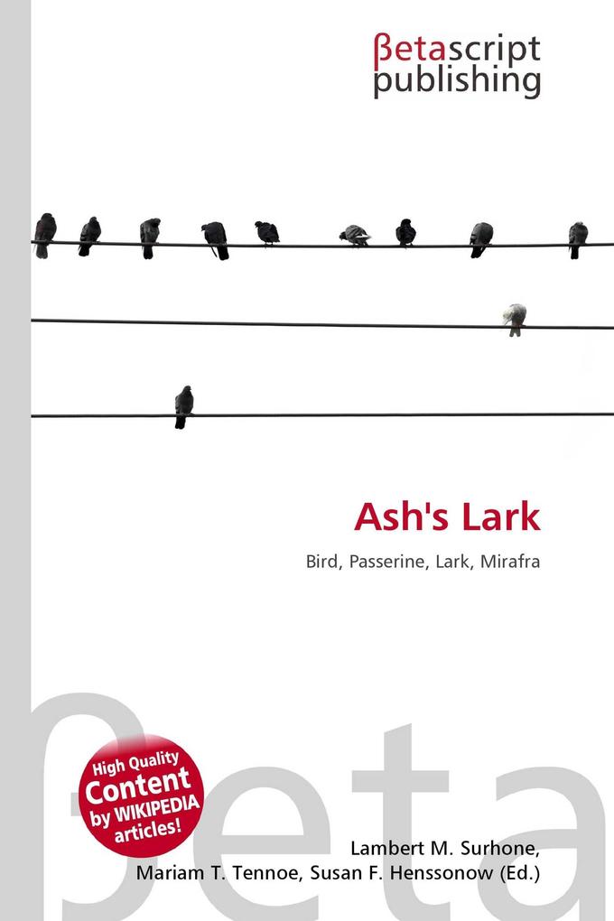 Ash's Lark