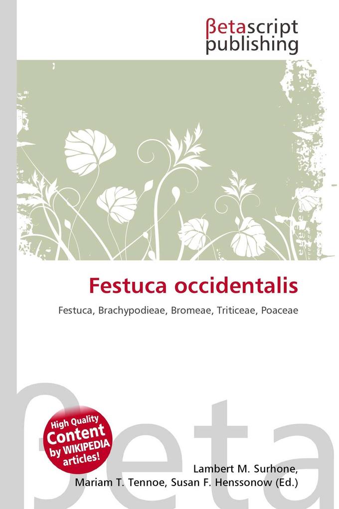 Festuca occidentalis
