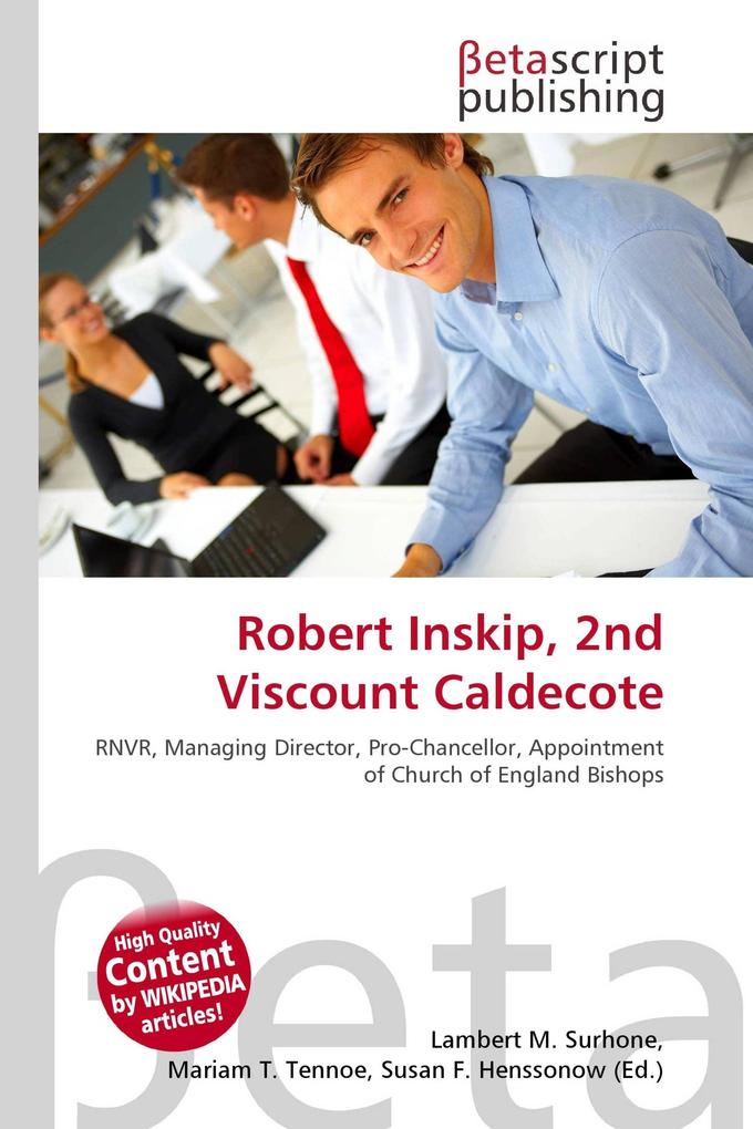 Robert Inskip 2nd Viscount Caldecote