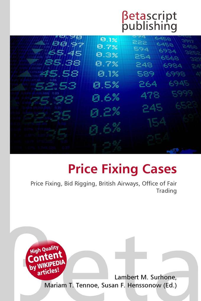 Price Fixing Cases