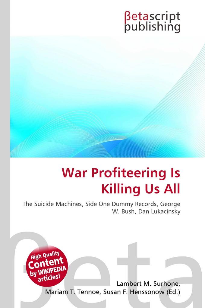 War Profiteering Is Killing Us All
