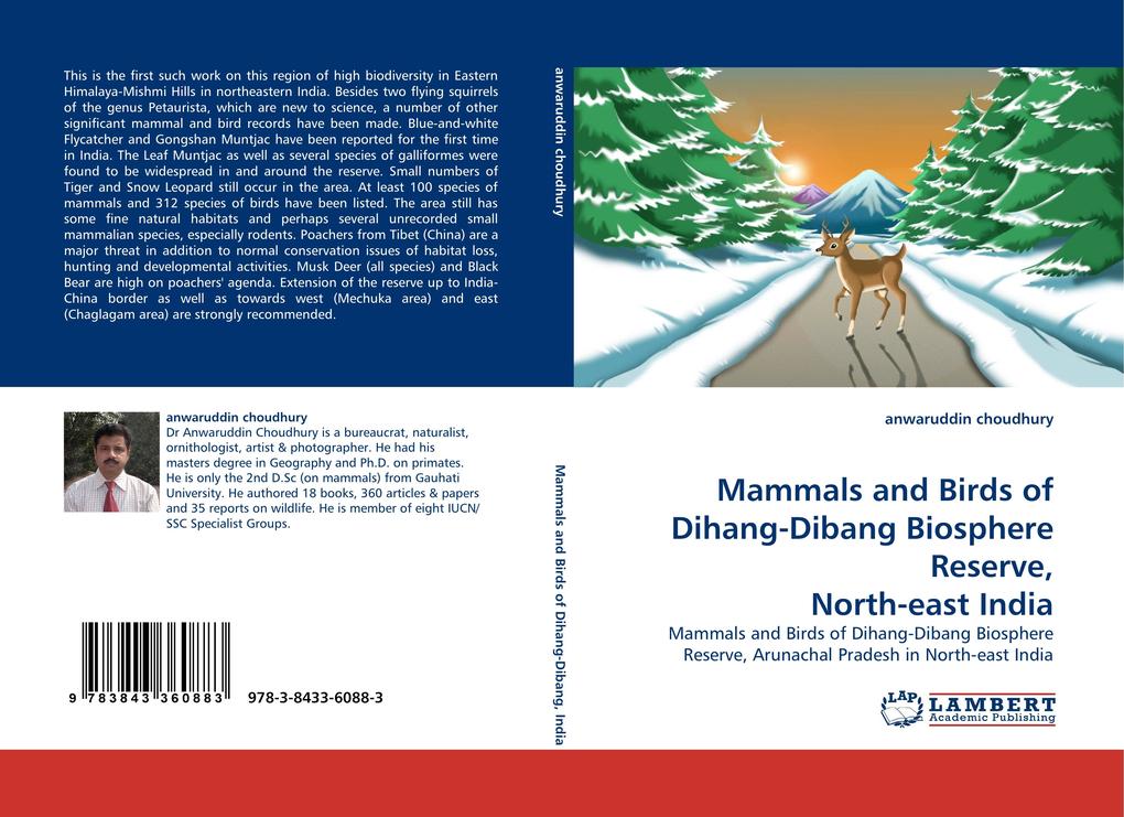 Mammals and Birds of Dihang-Dibang Biosphere Reserve North-east India