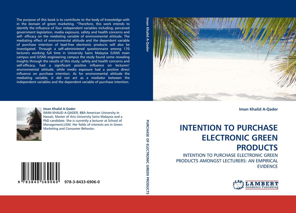 INTENTION TO PURCHASE ELECTRONIC GREEN PRODUCTS
