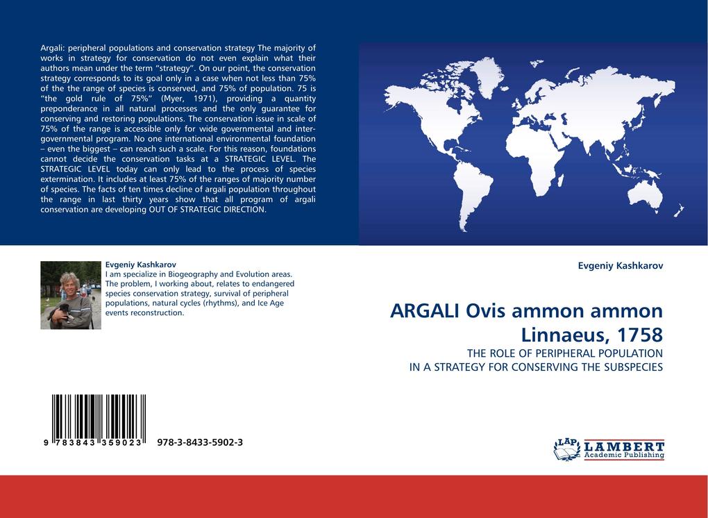 ARGALI Ovis ammon ammon Linnaeus 1758