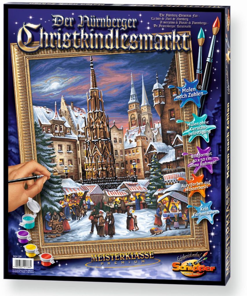 Schipper Malen-nach-Zahlen - Meisterklasse Premium - Der Nürnberger Christkindelsmarkt