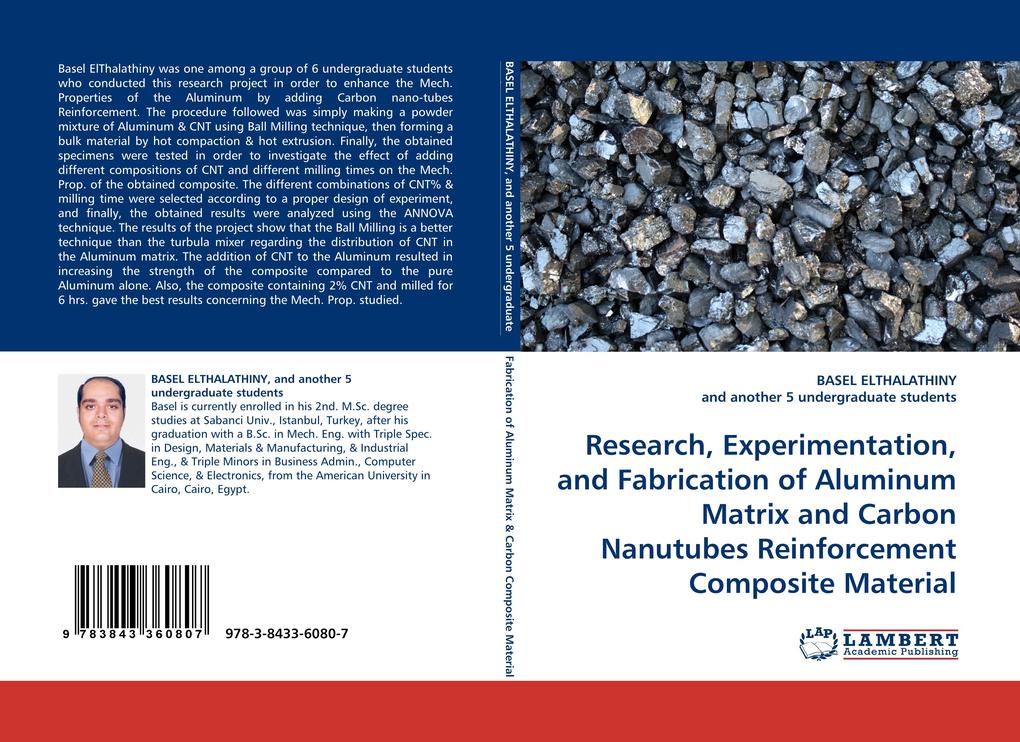 Research Experimentation and Fabrication of Aluminum Matrix and Carbon Nanutubes Reinforcement Composite Material