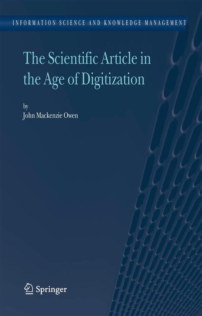 The Scientific Article in the Age of Digitization
