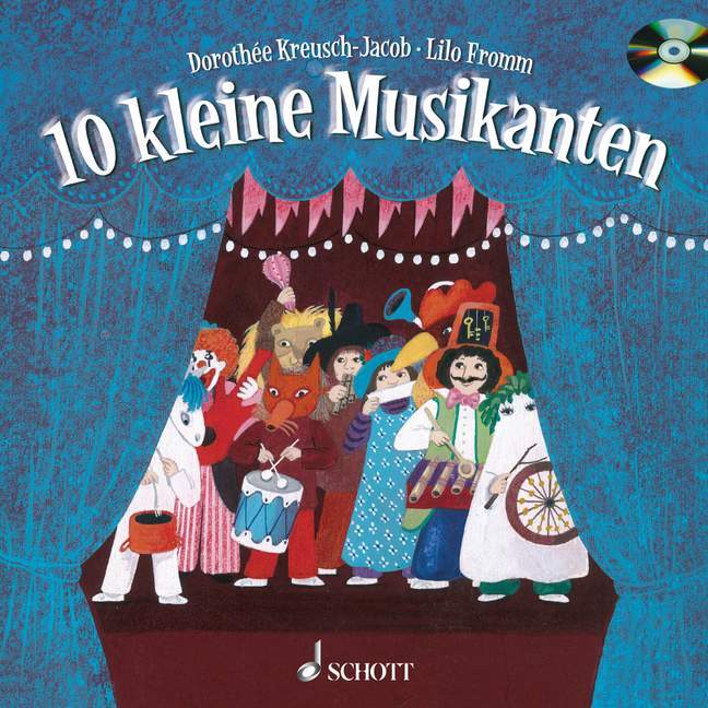 10 kleine Musikanten m. Audio-CD