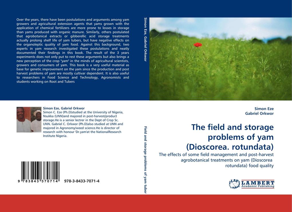 The field and storage problems of yam (Dioscorea. rotundata)