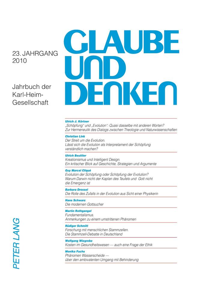 Glaube und Denken
